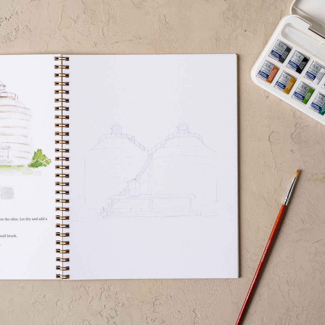 Magnolia Watercolor Workbook