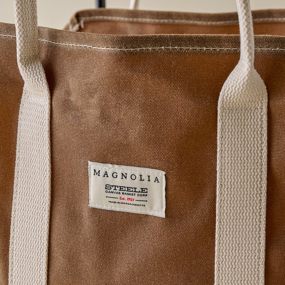Magnolia Waxed Canvas Log Holder + Frame