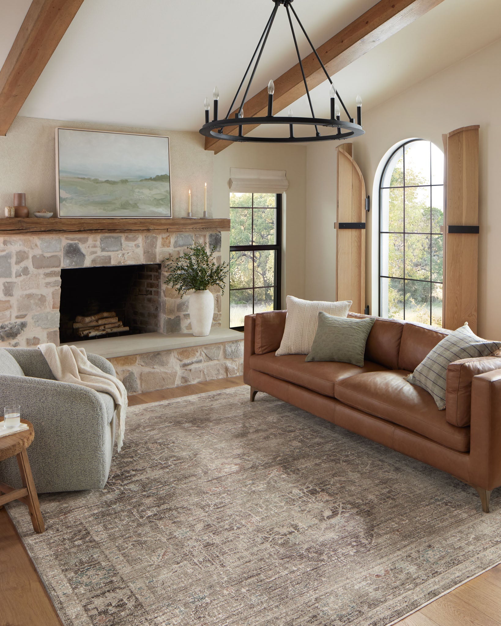 Millie Charcoal Dove Rug