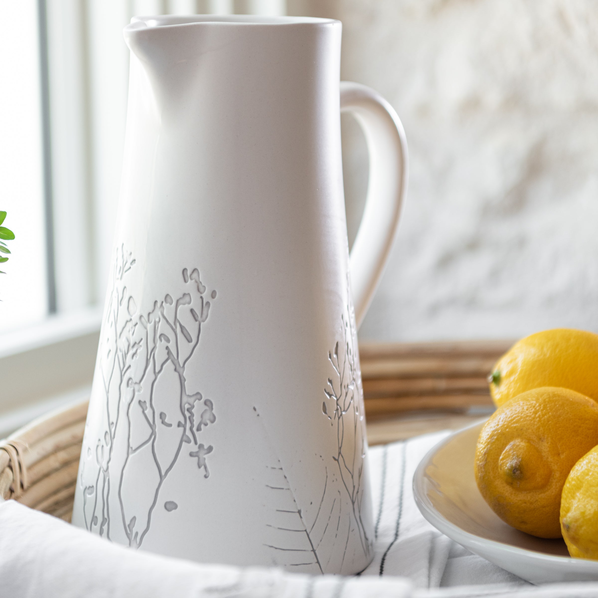 Pressed Flower Pitcher