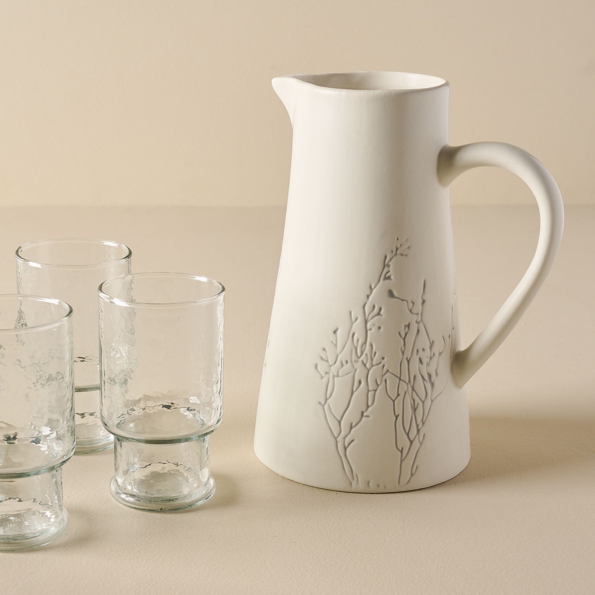 Pressed Flower Pitcher