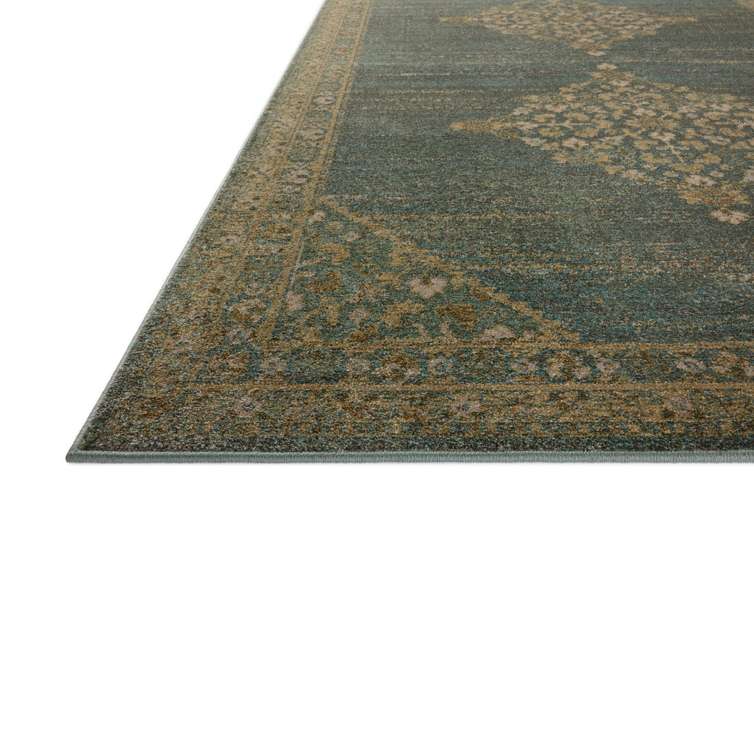 Mona Aqua Wheat Rug