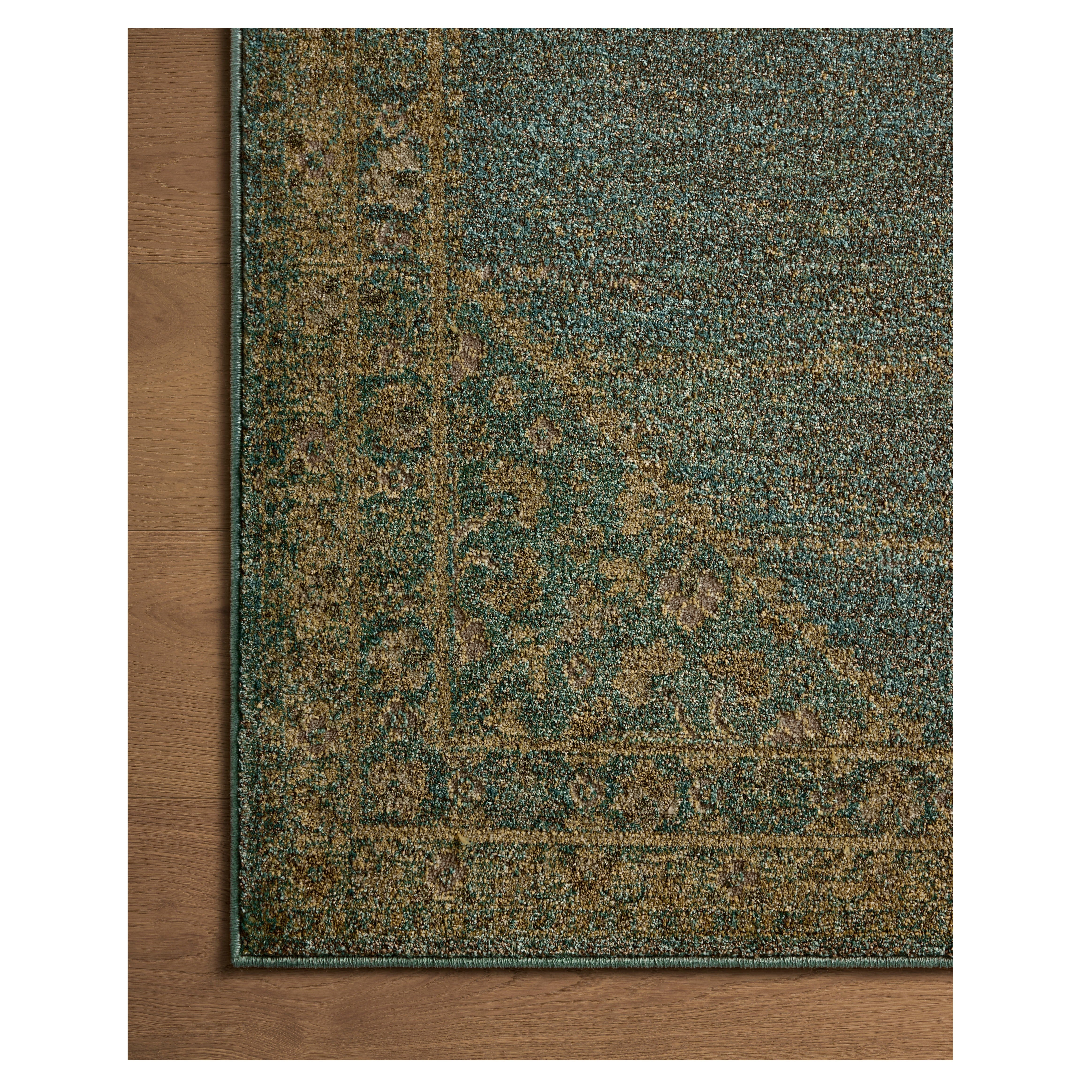 Mona Aqua Wheat Rug