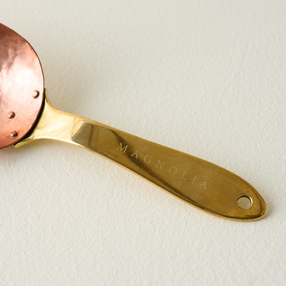Magnolia Handmade Copper and Gold Scoop