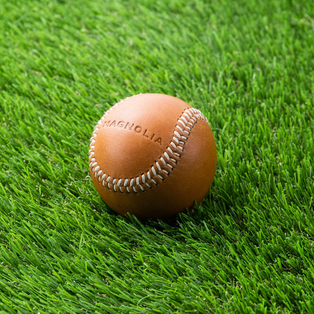 Magnolia Tan Leather Baseball