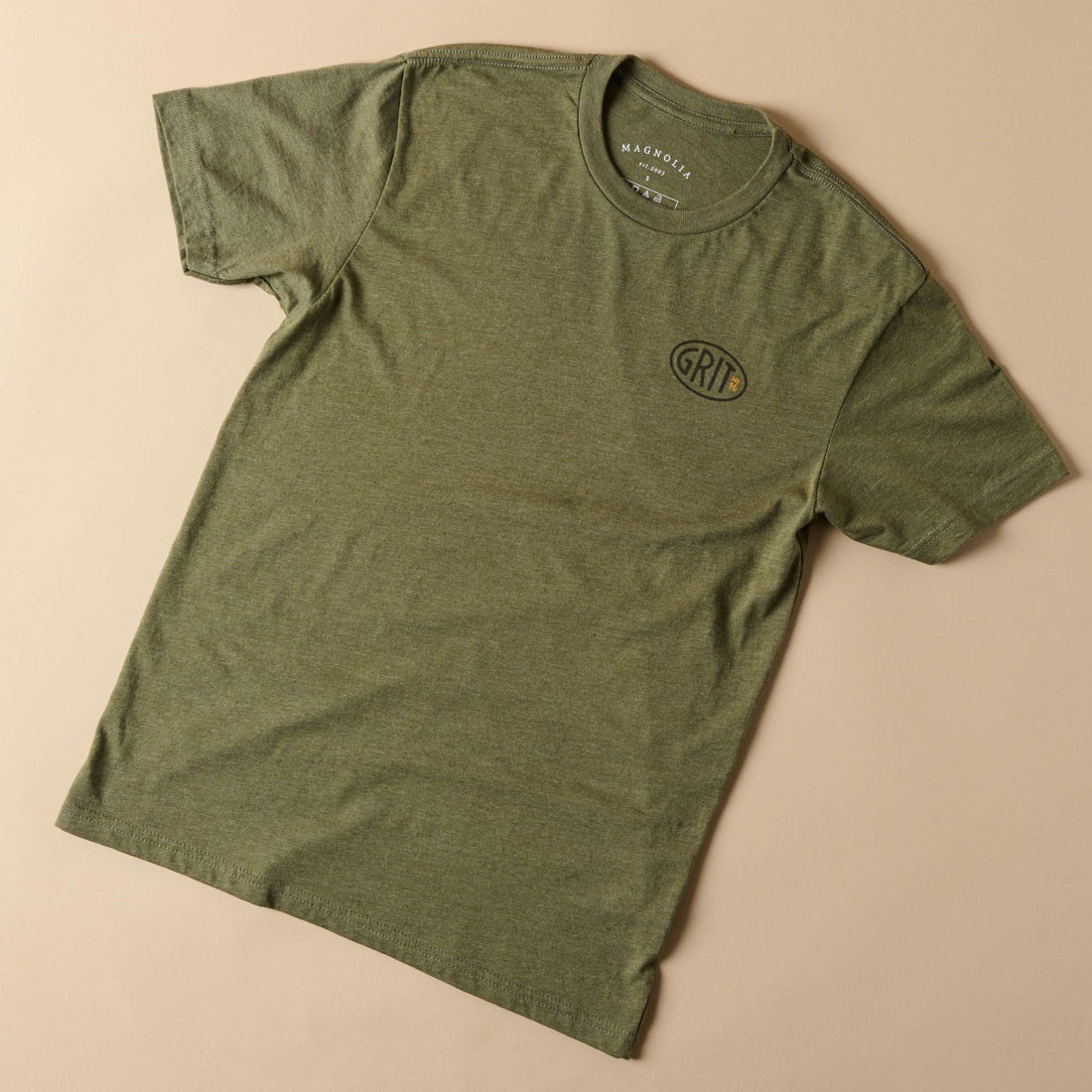 Never Quit Military Green Shirt