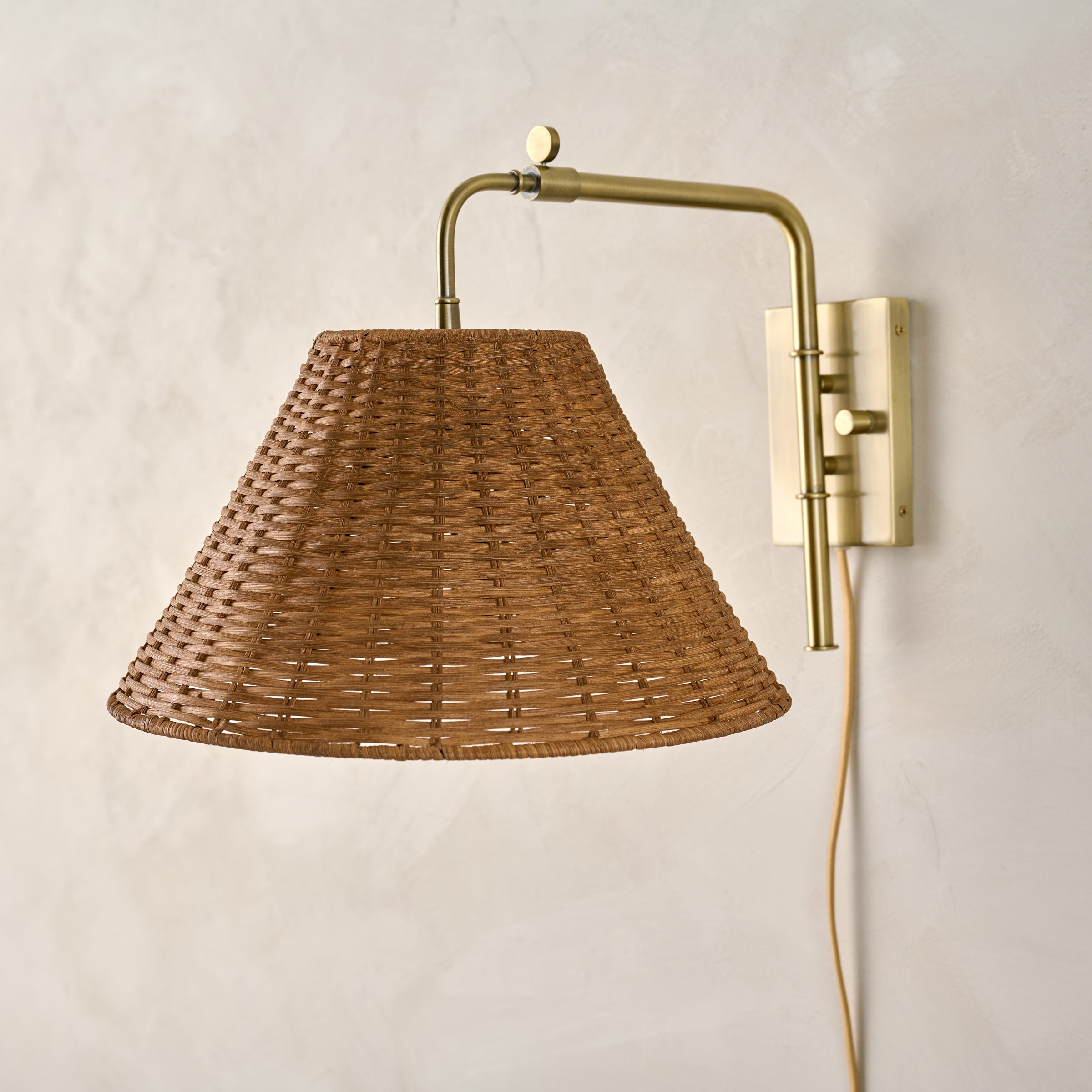 Odette Swivel Plug-in Sconce