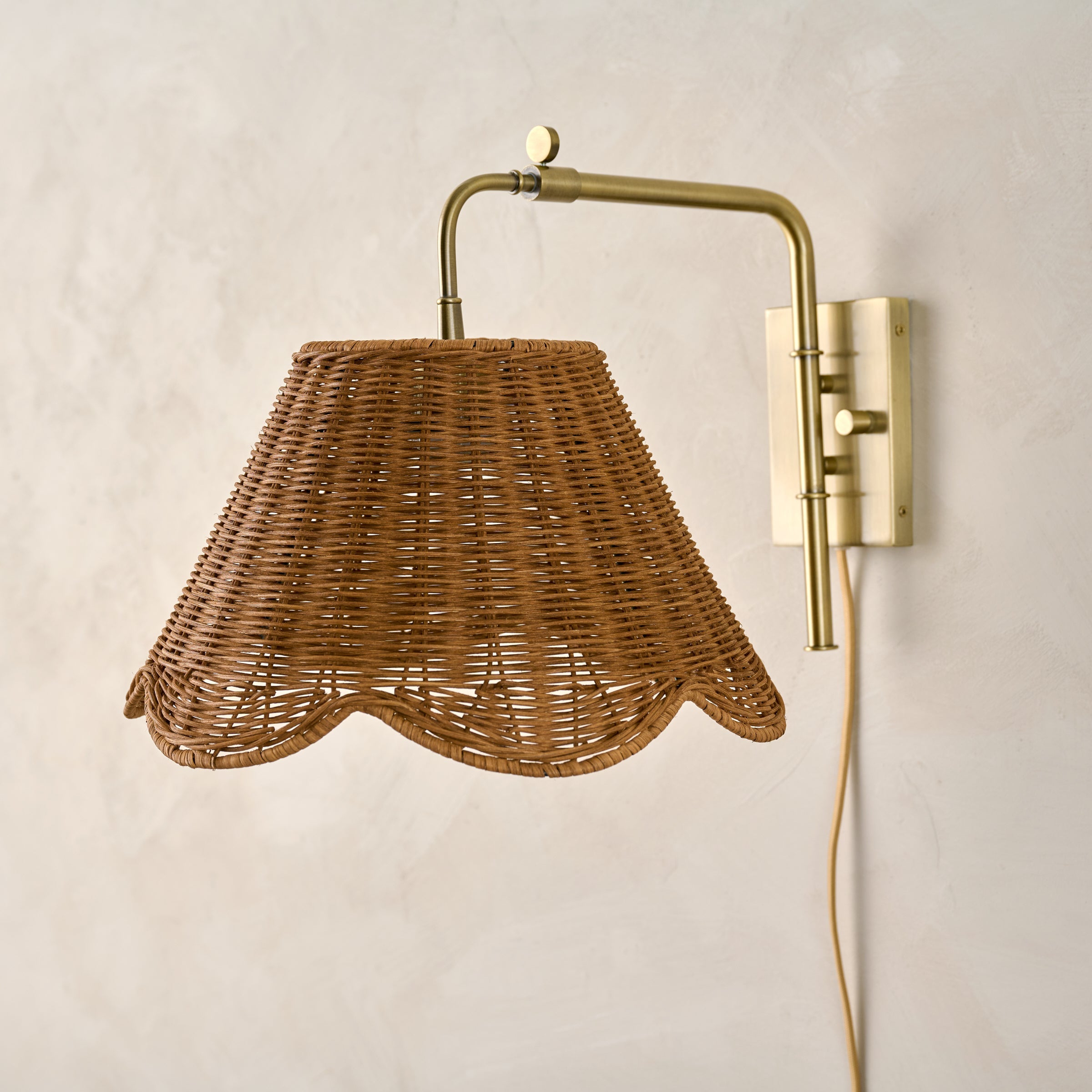 Odette Swivel Plug-in Sconce