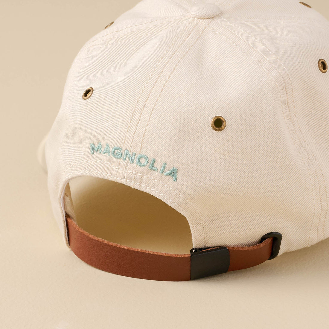 Silos Distressed Cream Baseball Hat