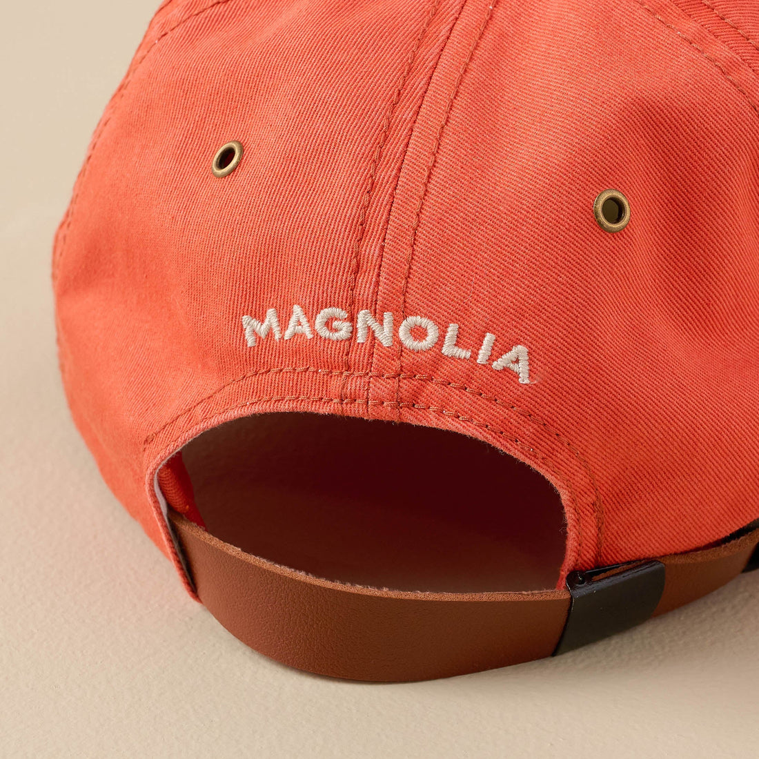 Silos Distressed Orange Baseball Hat