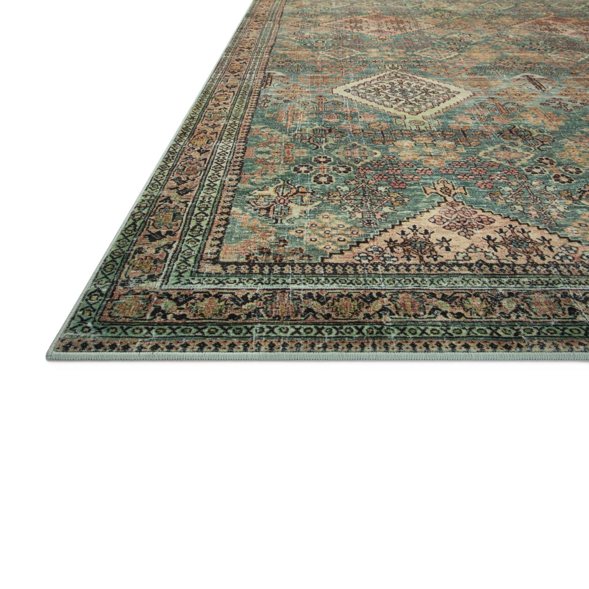 Sinclair Turquoise Multi Rug