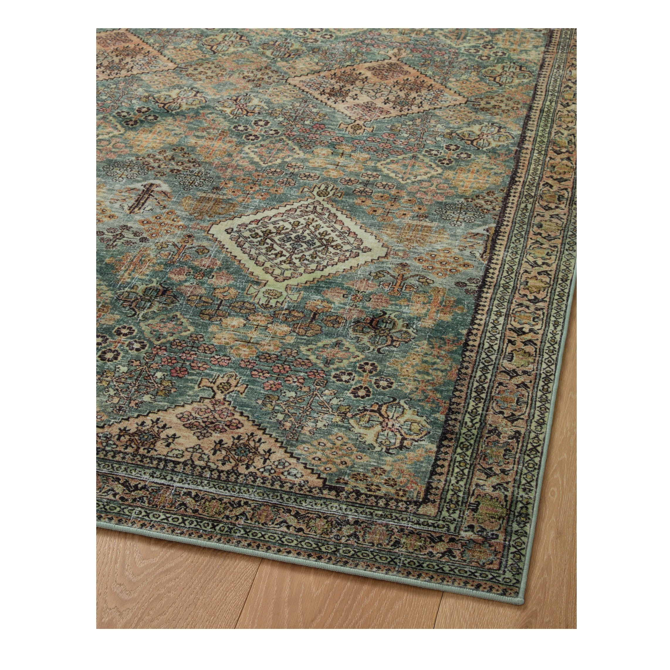 Sinclair Turquoise Multi Rug
