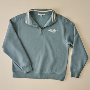 Magnolia Silos Storm Grey Quarter Zip