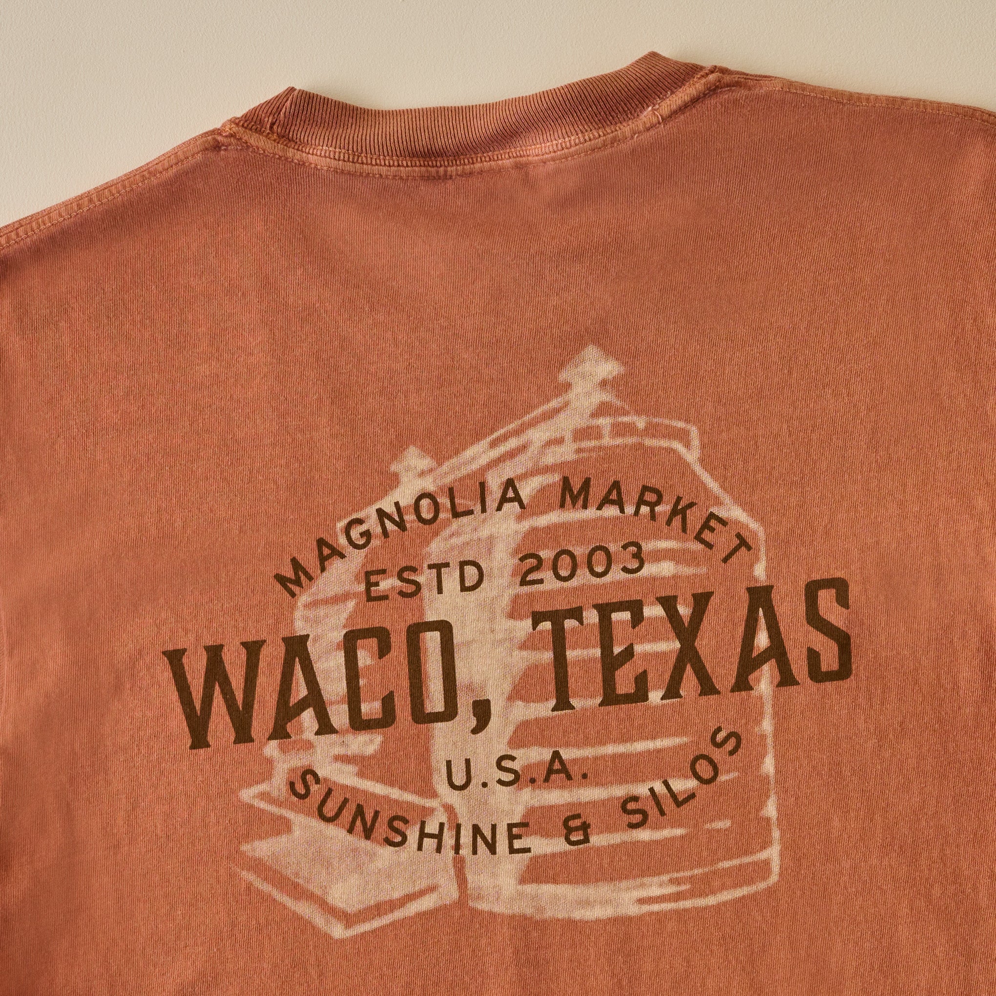 Sunshine and Silos Burnt Orange Shirt