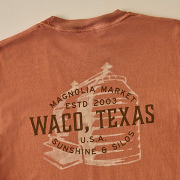 Sunshine and Silos Burnt Orange Shirt