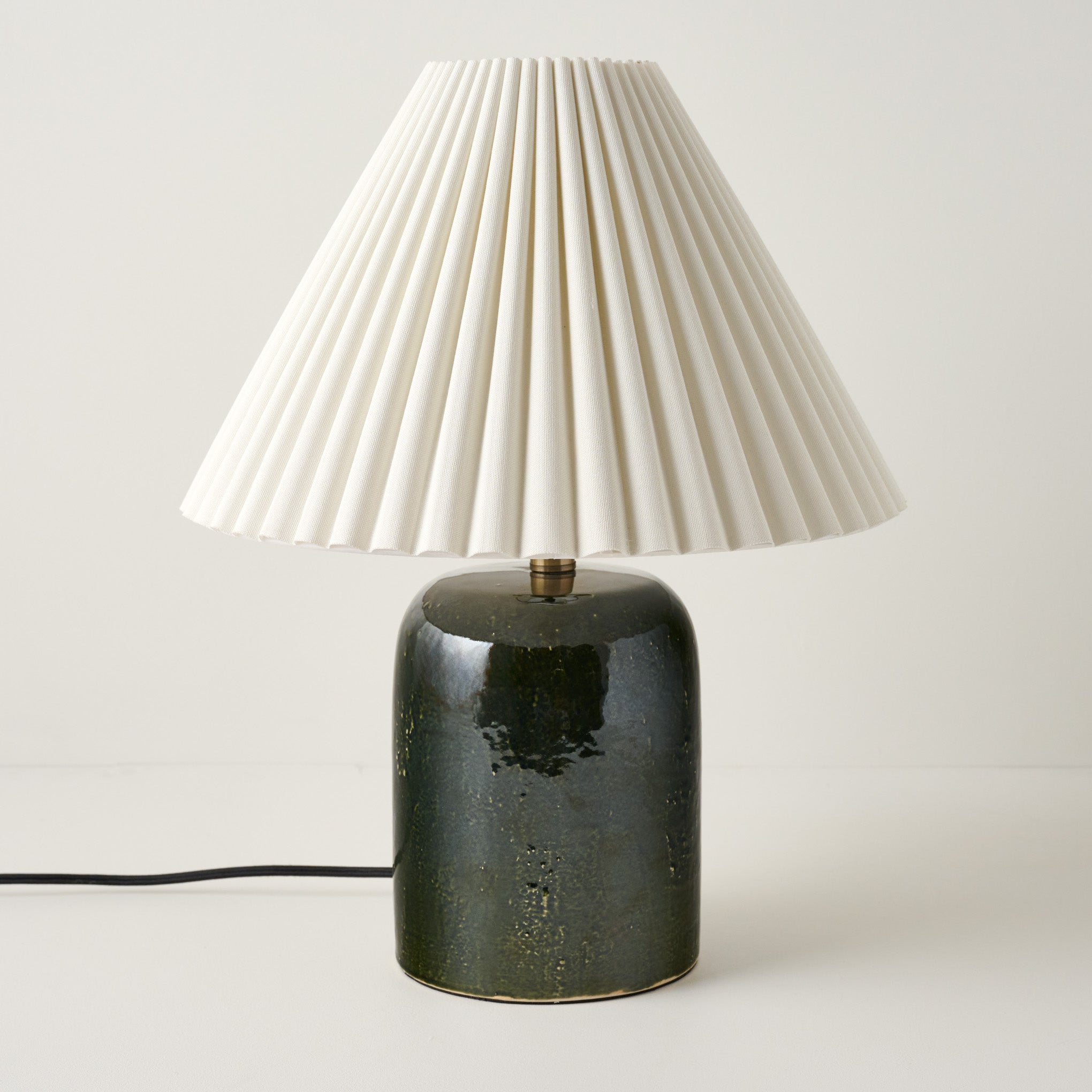 Farrah Table Lamp - Textured Green