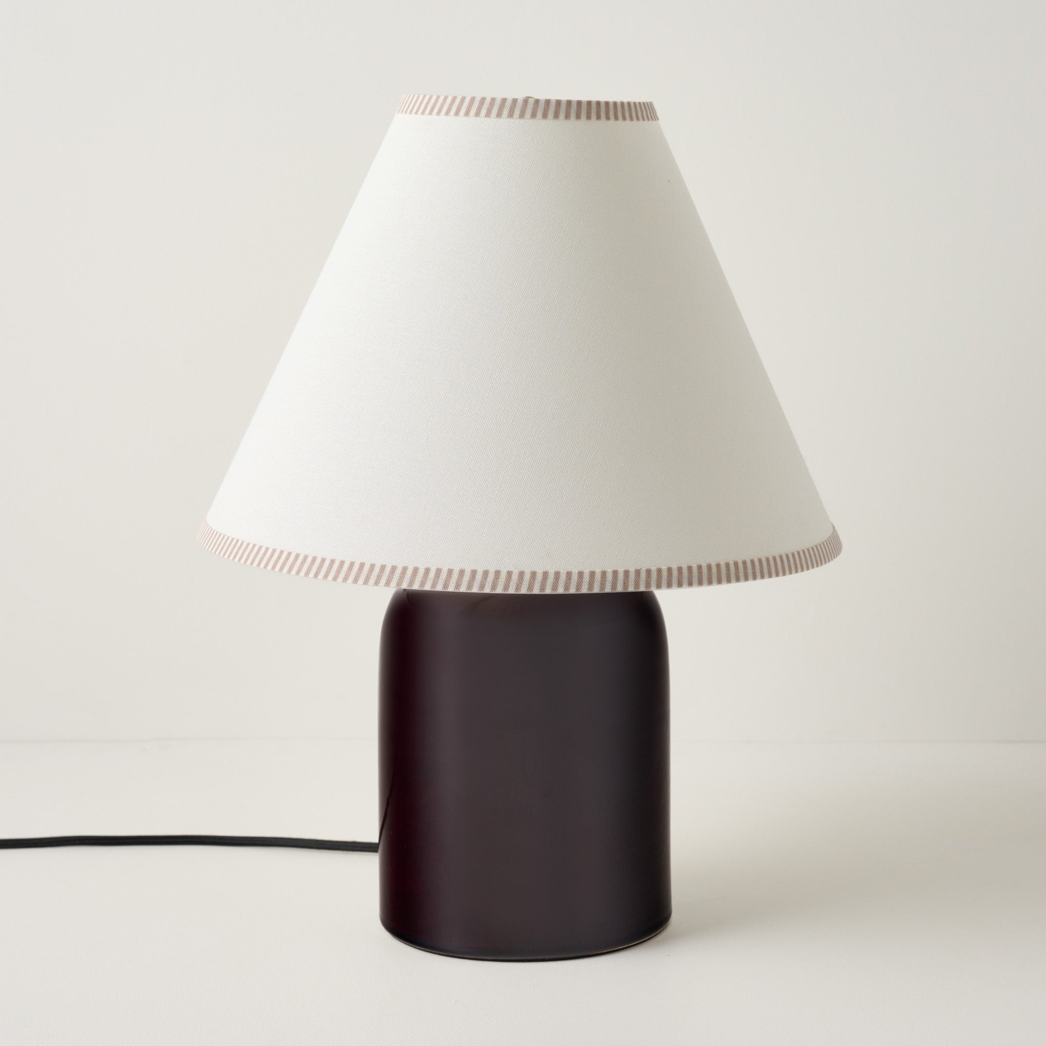 Farrah Table Lamp - Deep Burgundy