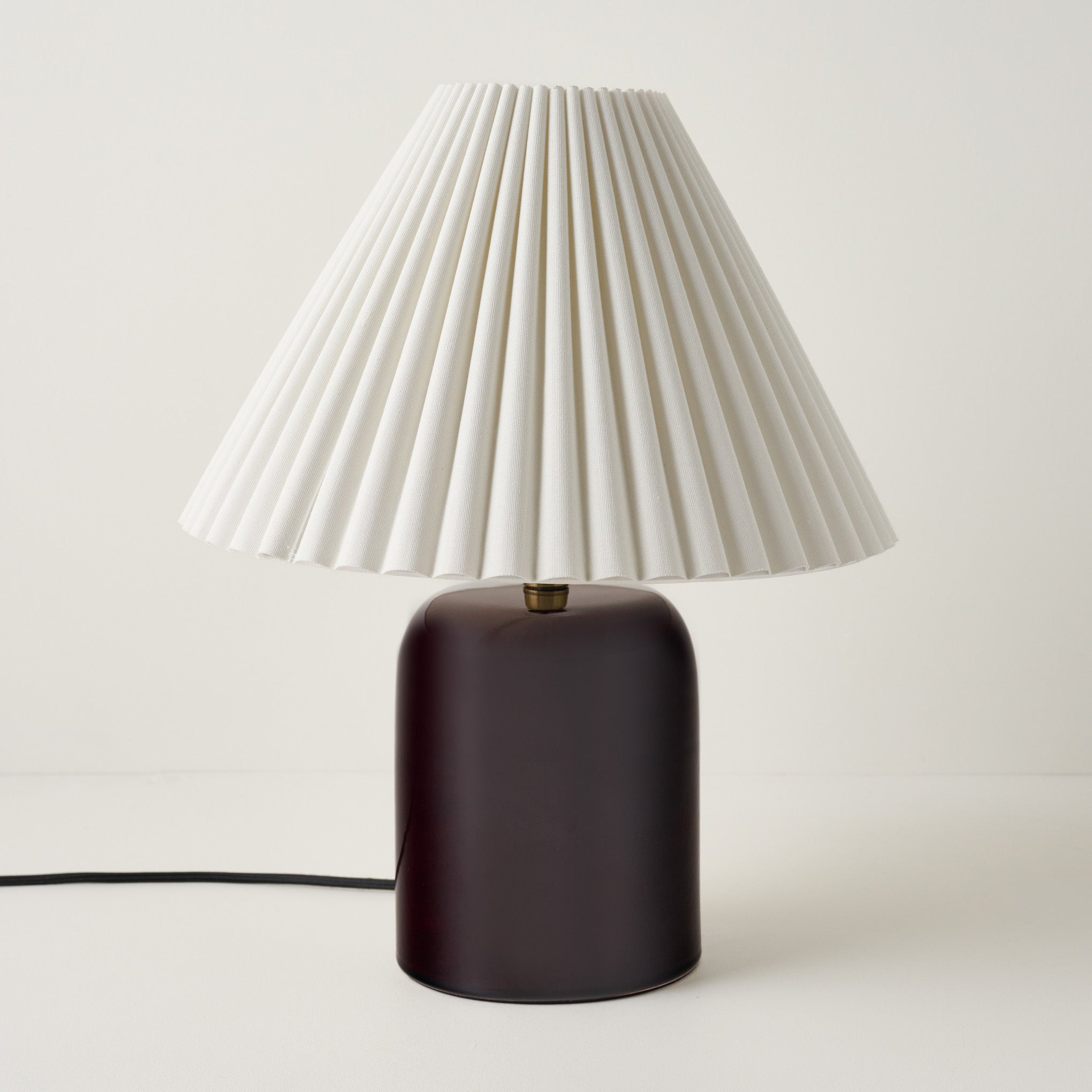 Farrah Table Lamp - Deep Burgundy