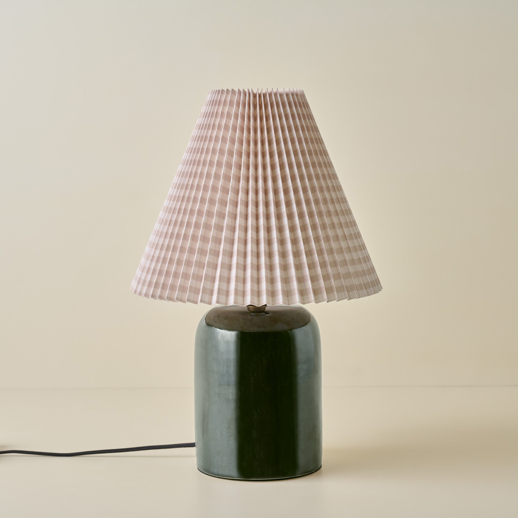 Farrah Table Lamp - Textured Green