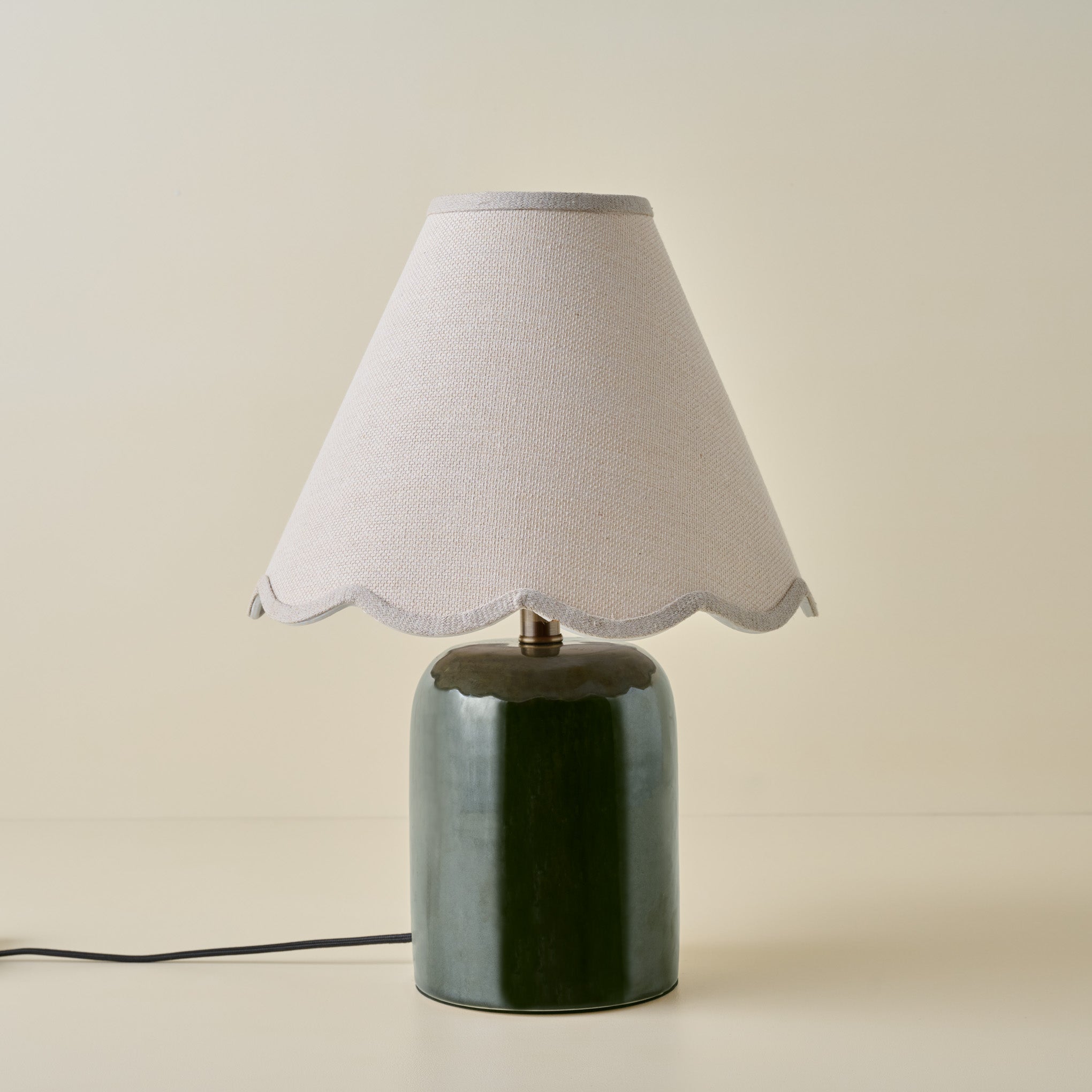 Farrah Table Lamp - Textured Green