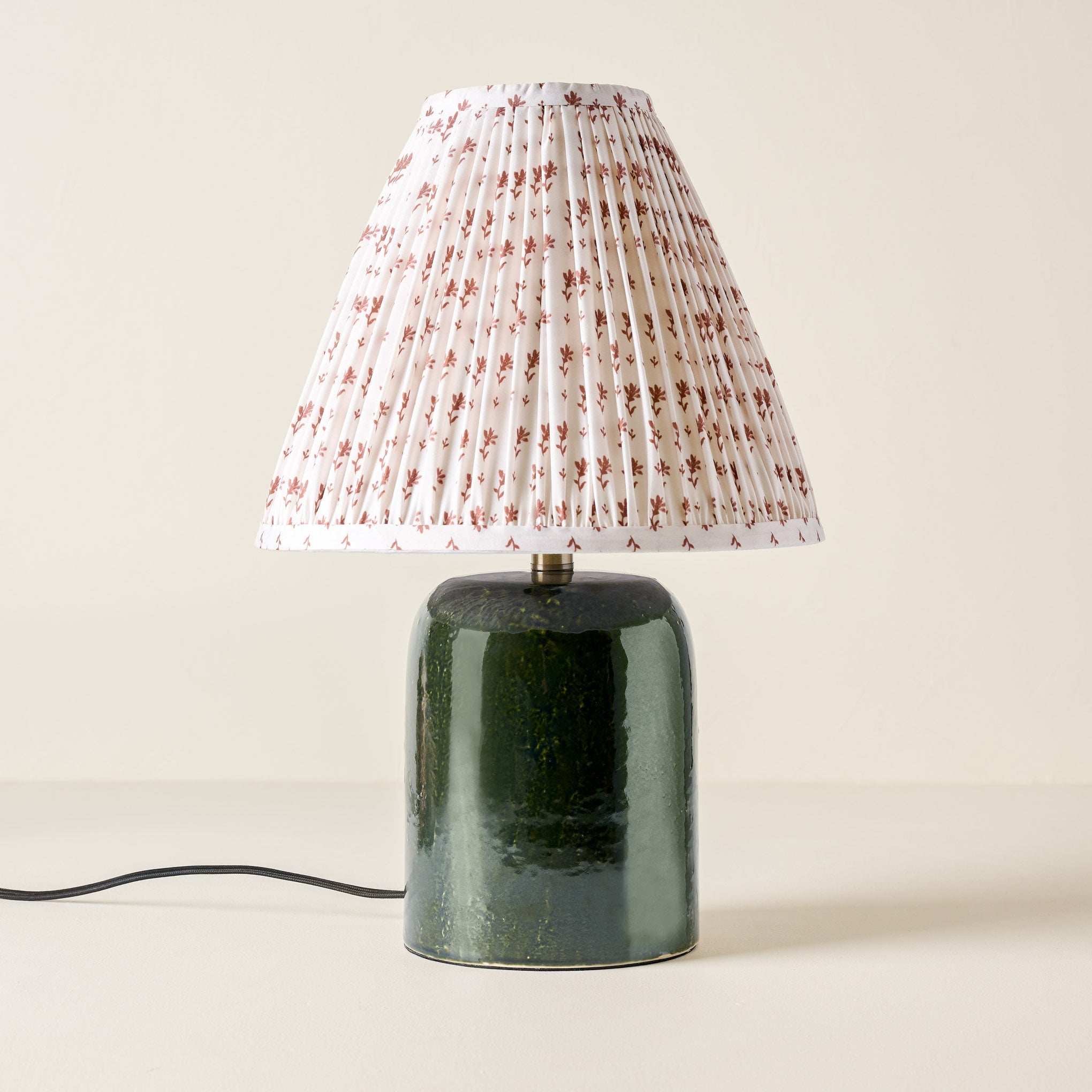 Farrah Table Lamp - Textured Green