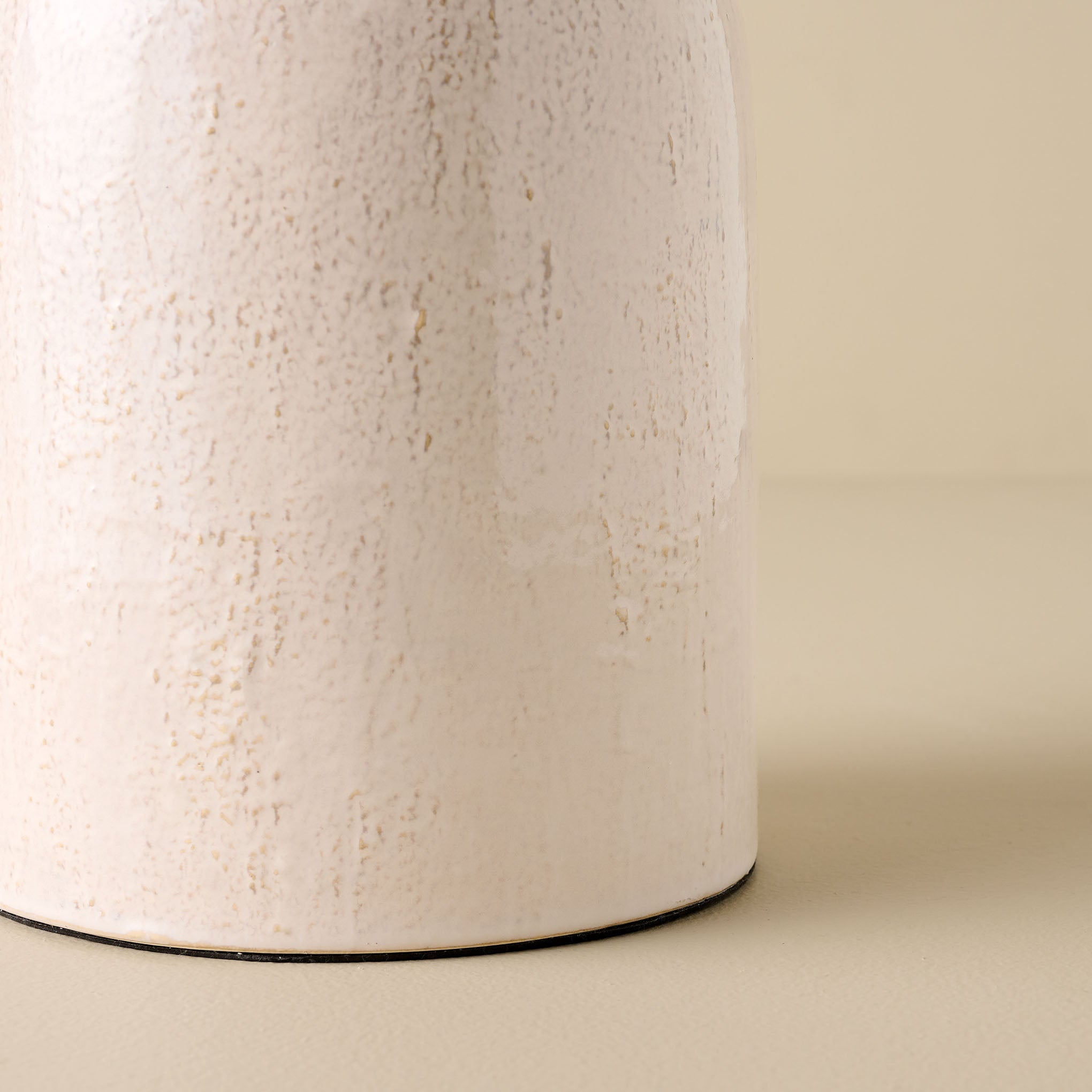 Farrah Table Lamp - Textured Cream