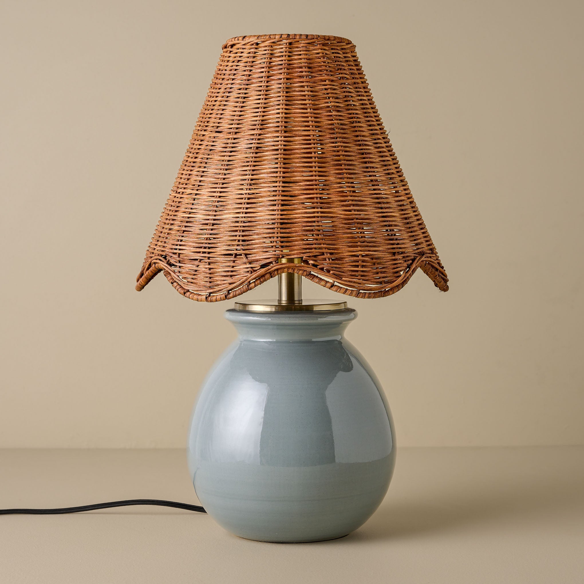 Olivia Table Lamp - Lake Blue