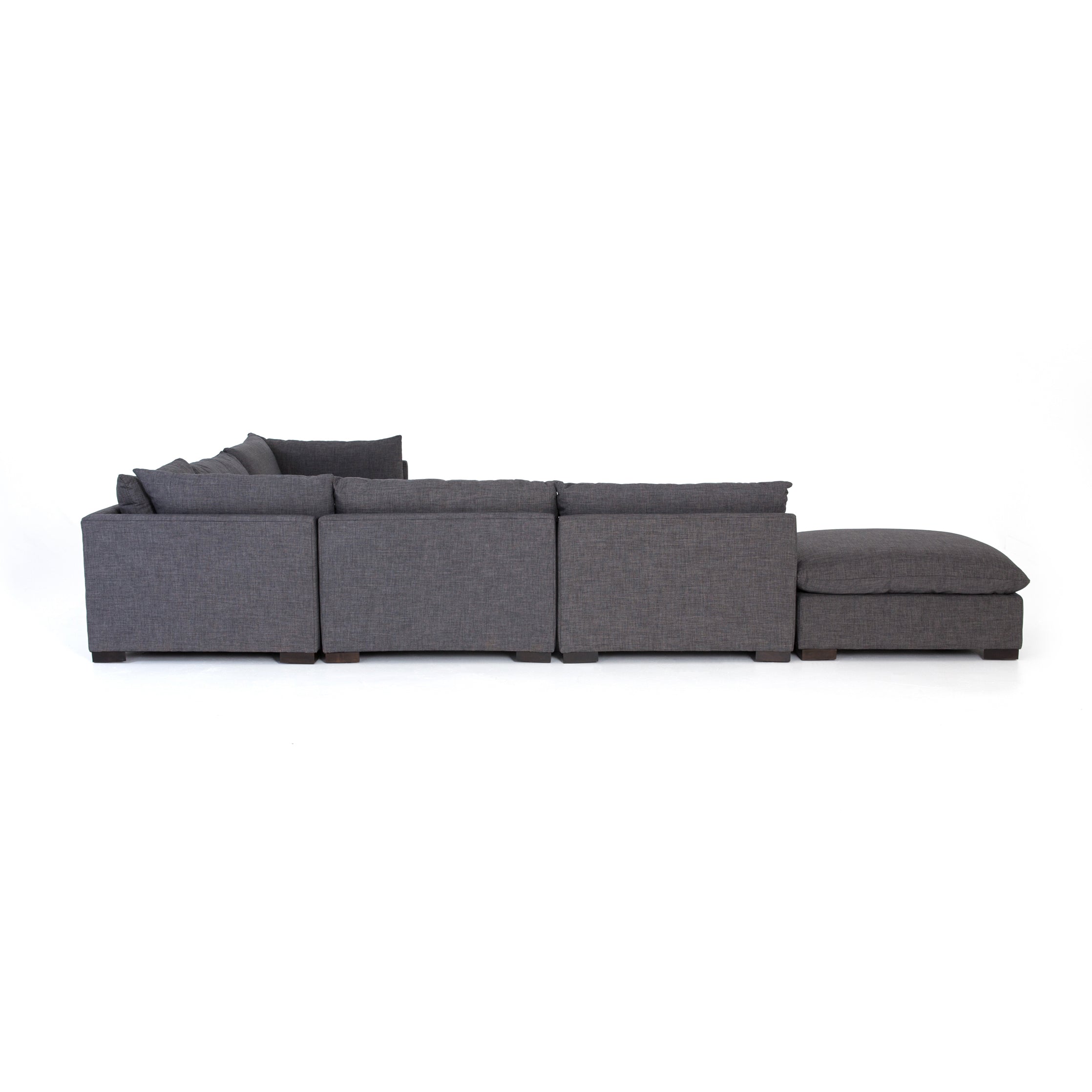 Monroe 5 Piece Sectional with Ottoman