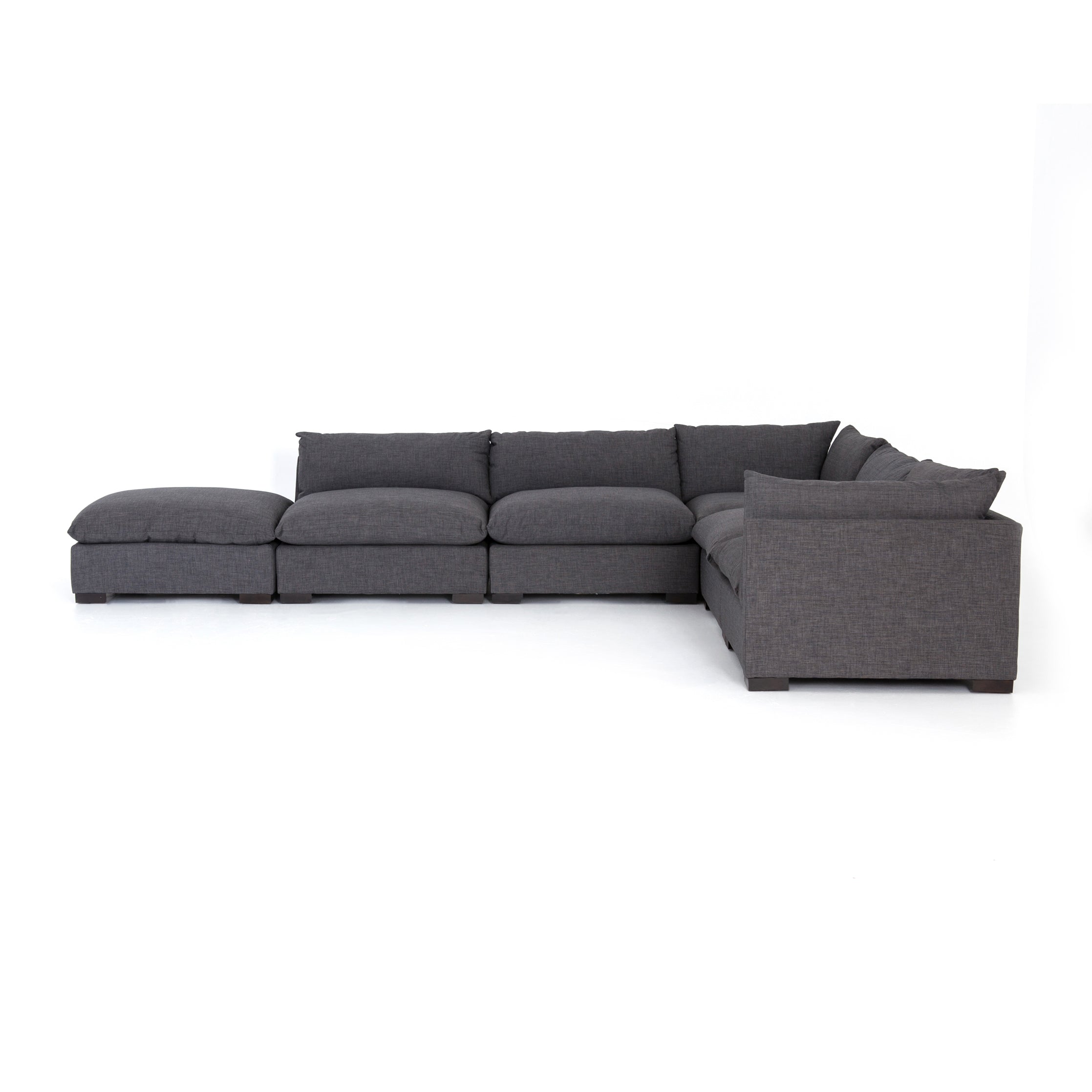 Monroe 5 Piece Sectional with Ottoman