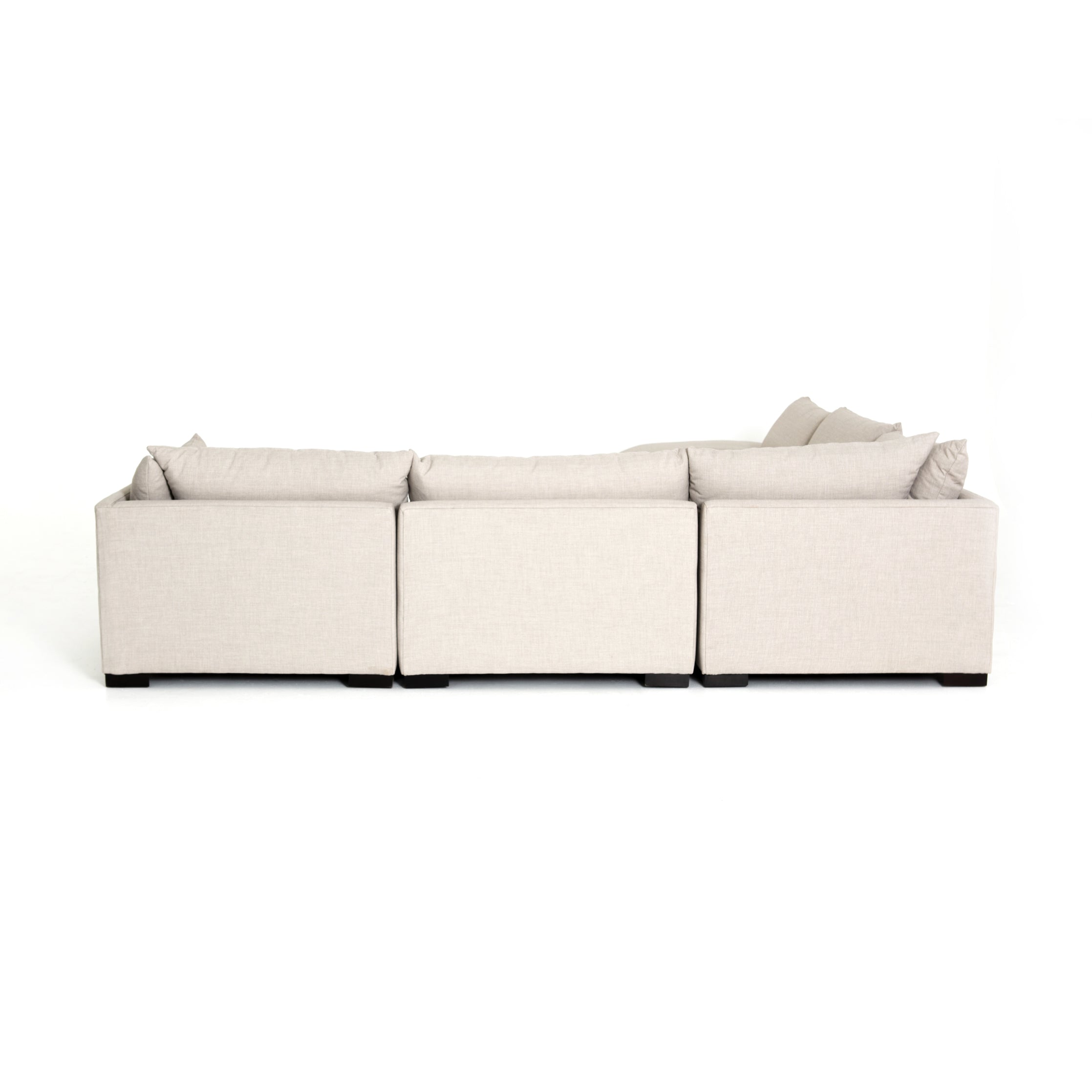 Monroe 5 Piece Sectional with Ottoman