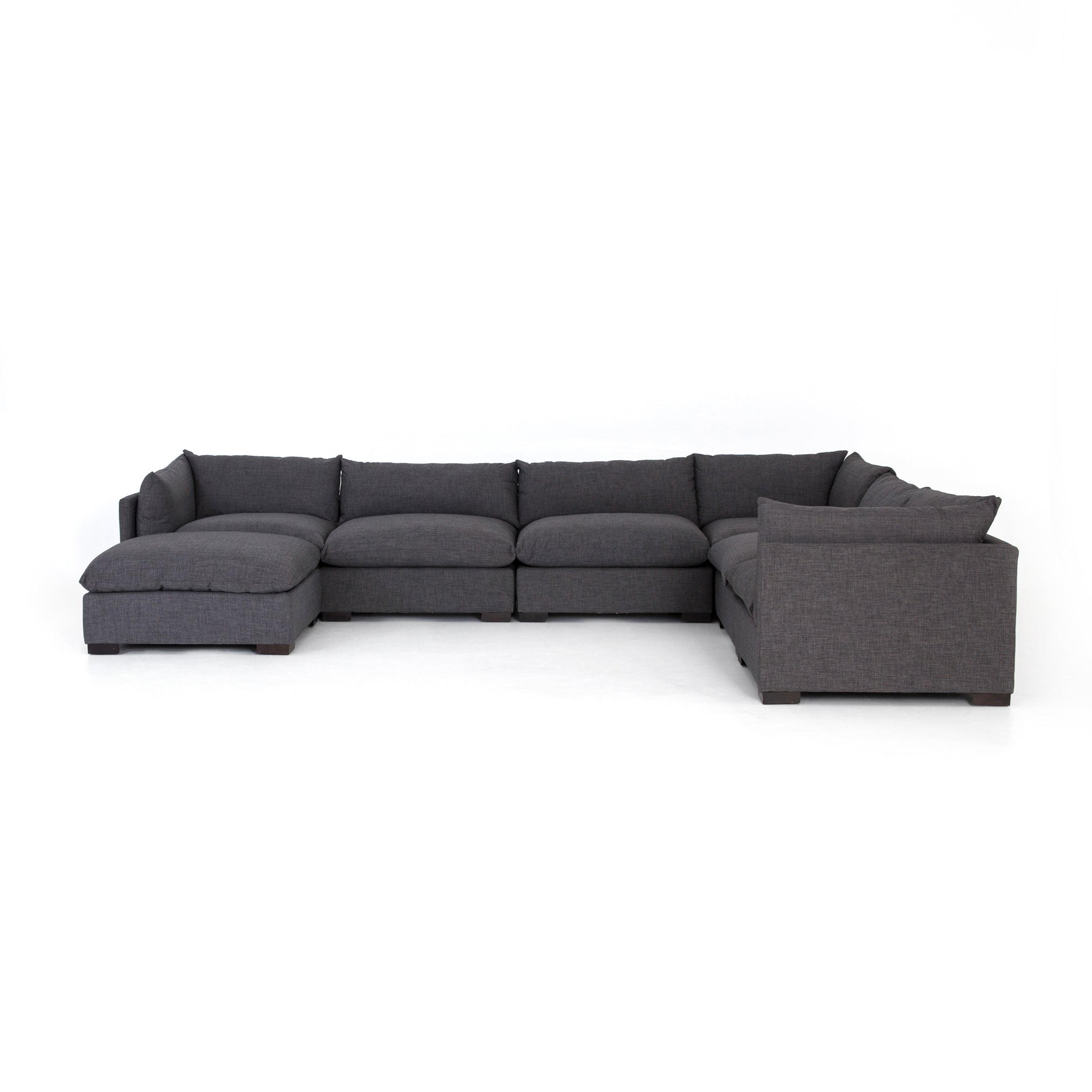 Monroe 6 Piece Sectional with Ottoman