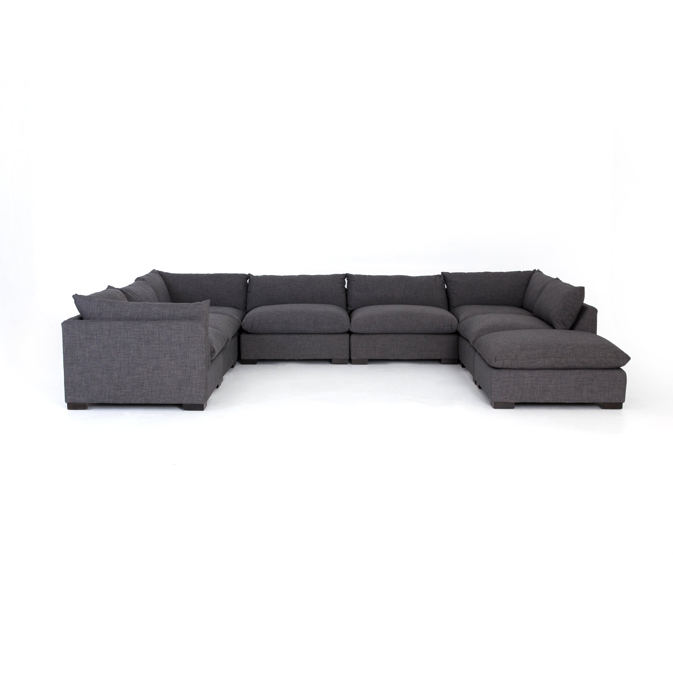 Monroe 7 Piece Sectional with Ottoman