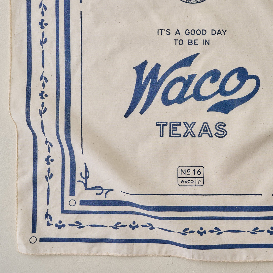 Waco, Texas White Bandana