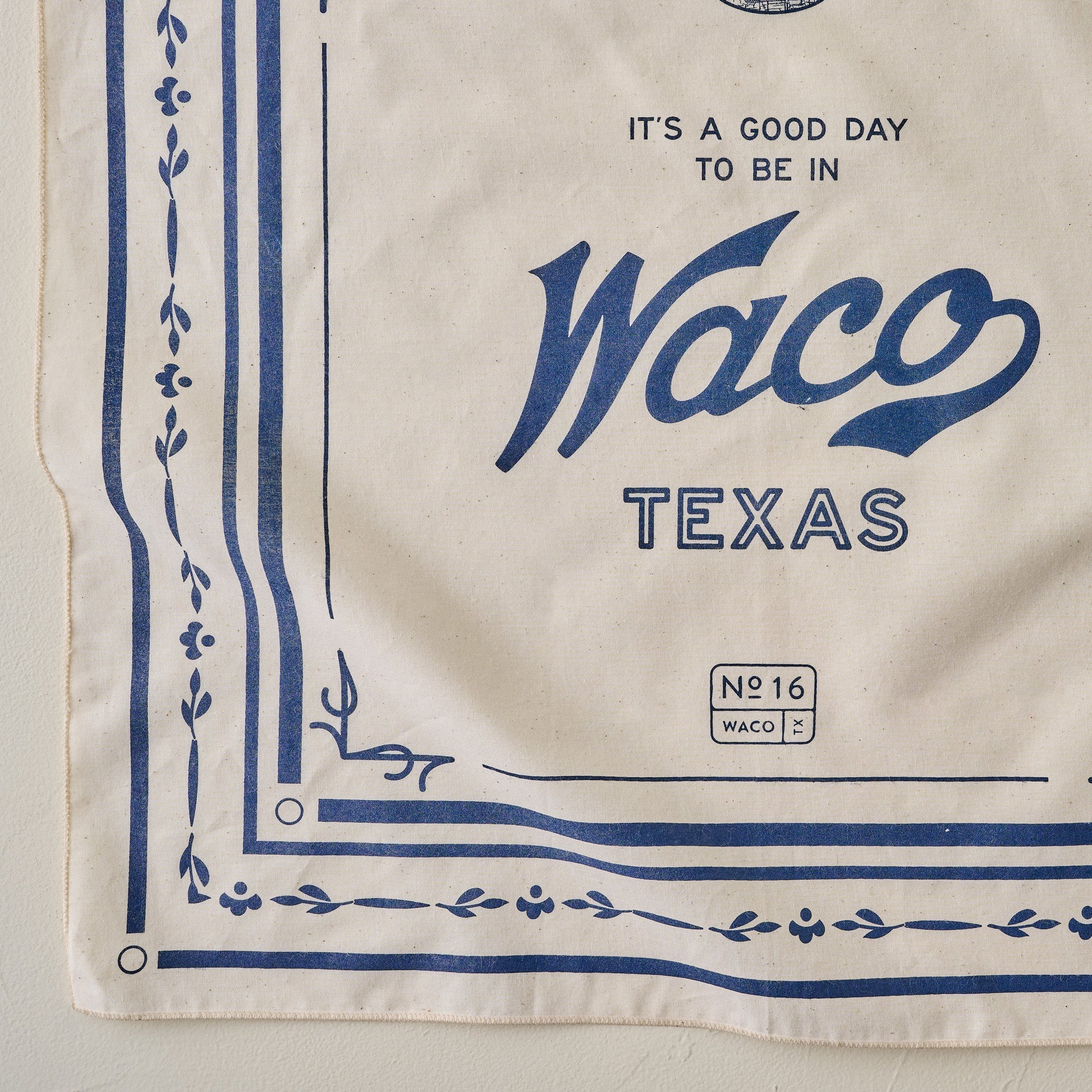 Waco, Texas White Bandana