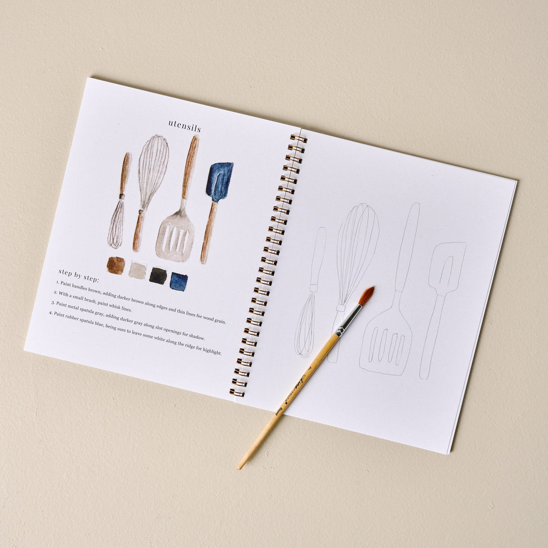Baking Watercolor Workbook