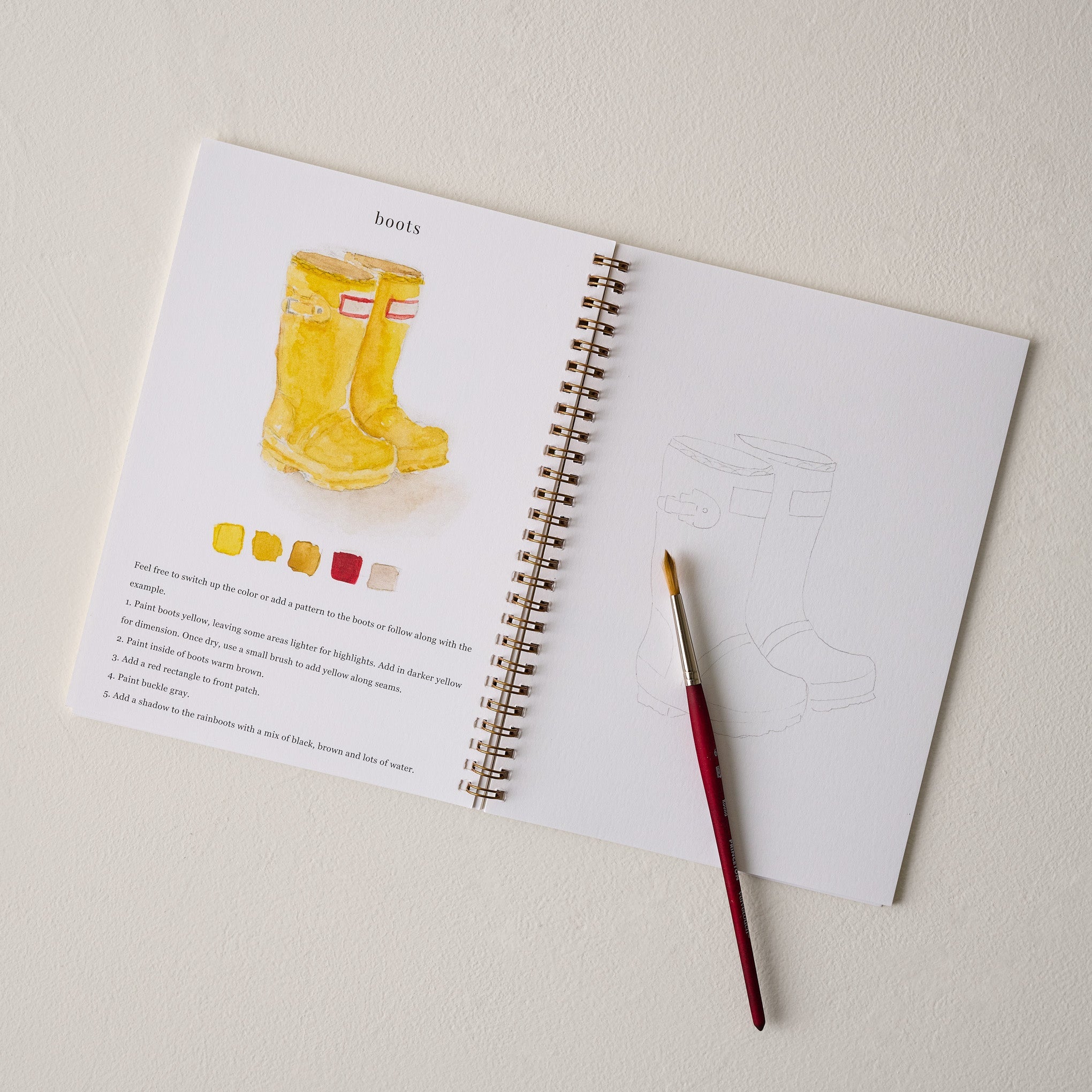 Garden Watercolor Workbook