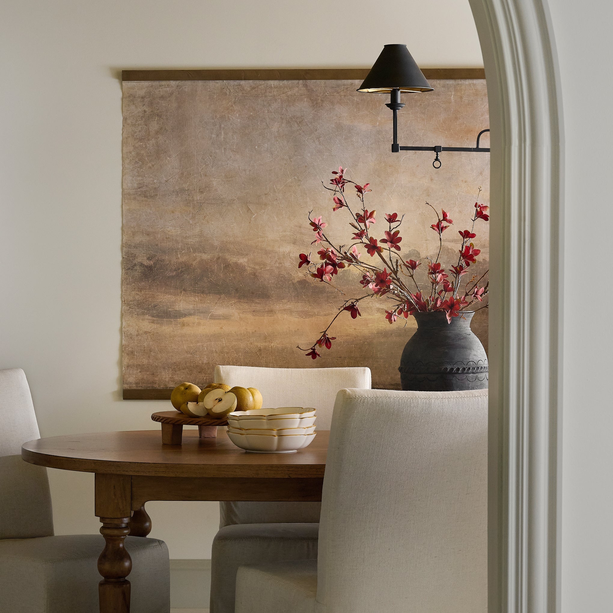 Oversized Celestial Drifts Vintage Tapestry