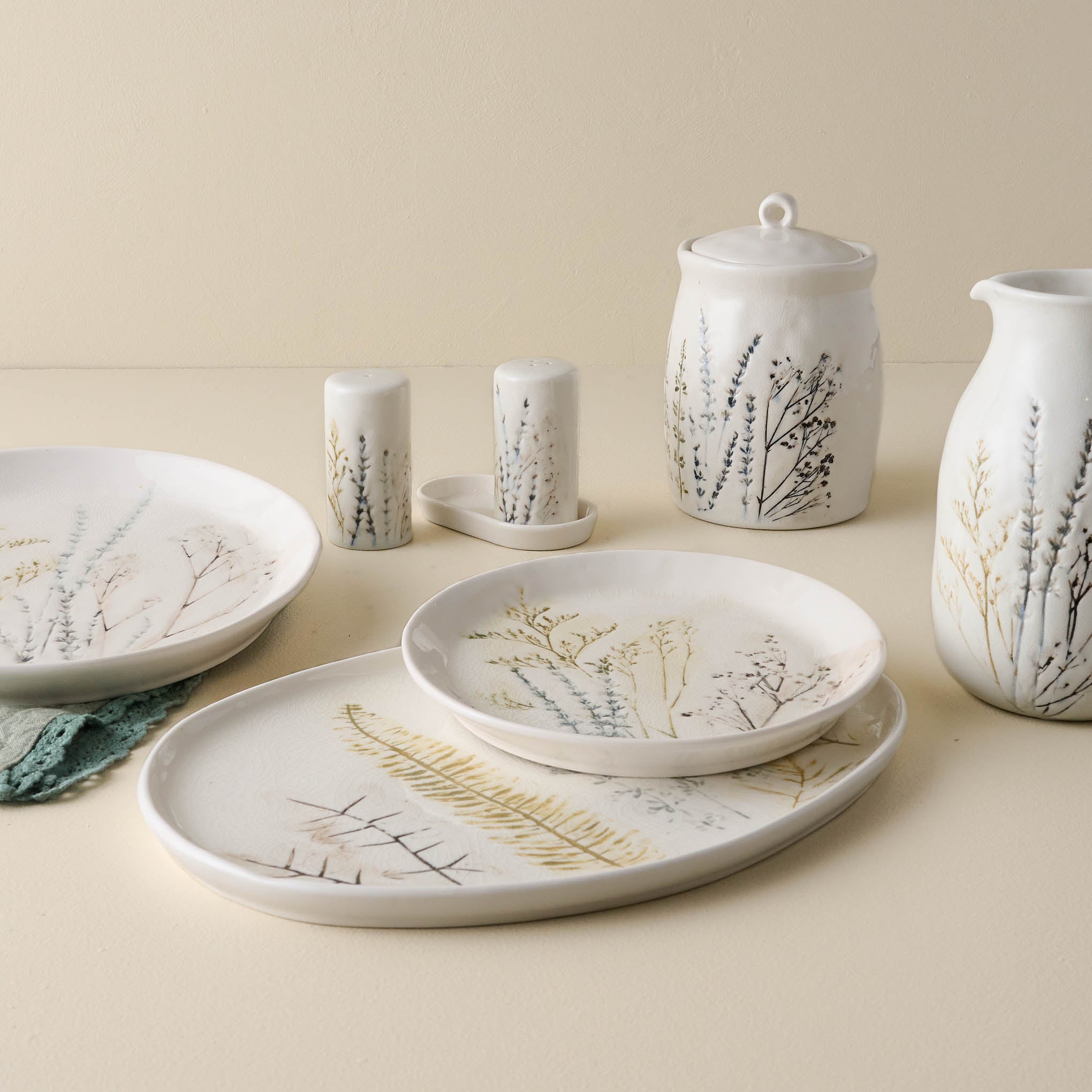 Pressed Floral Plate