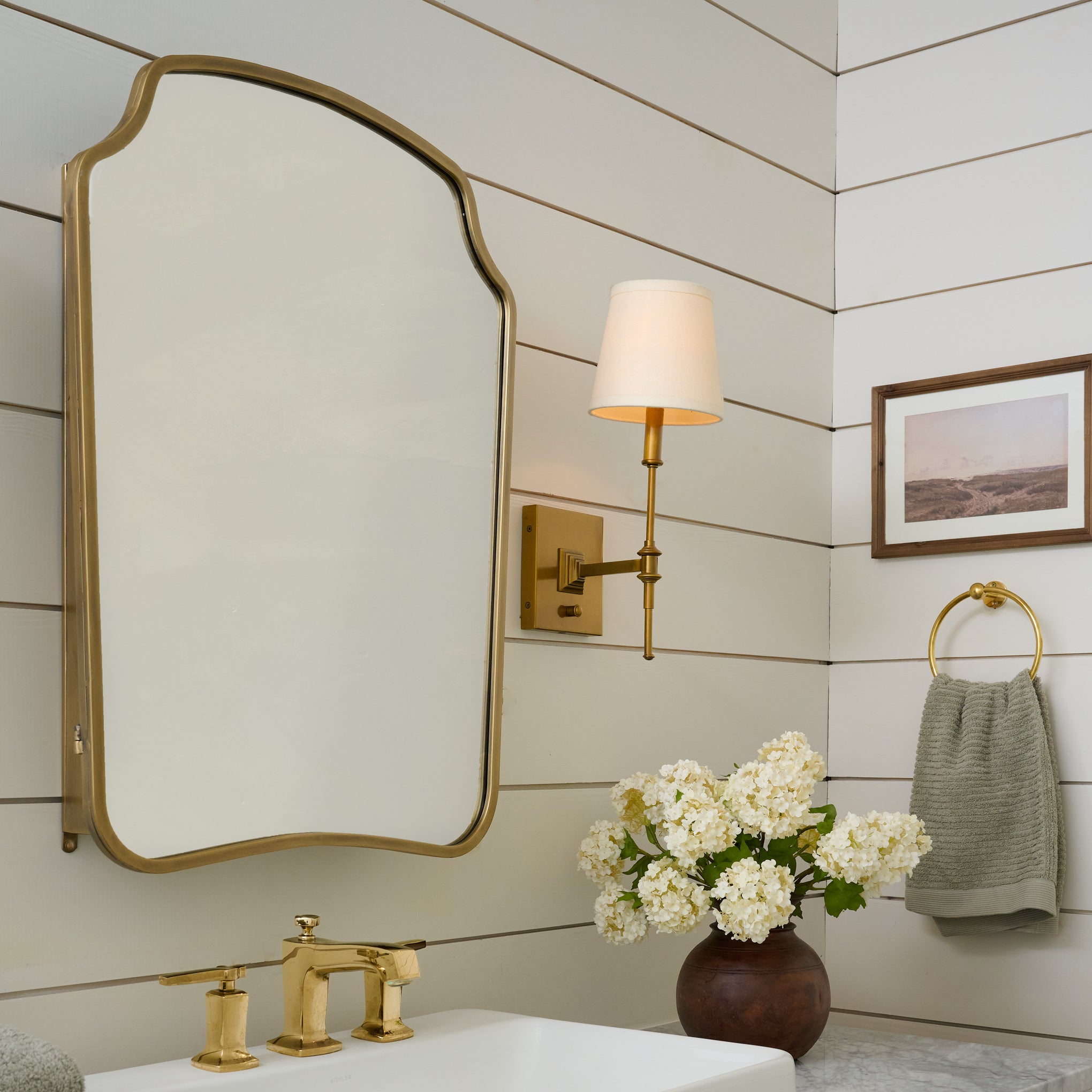 Nova Brass Medicine Cabinet