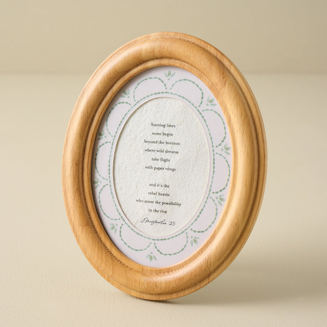 Take Flight Framed Poem