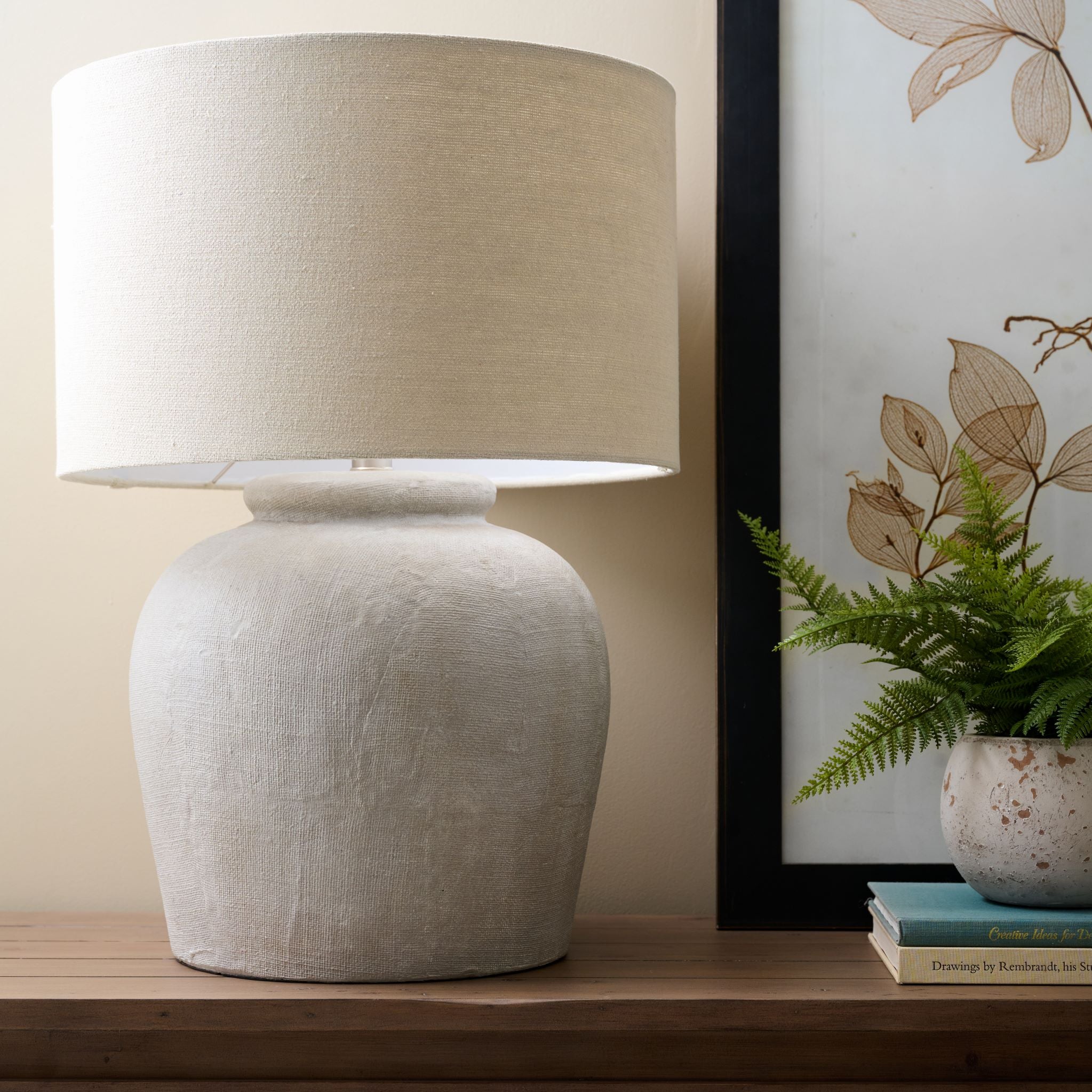 Cement Oversized Greenleigh Table Lamp