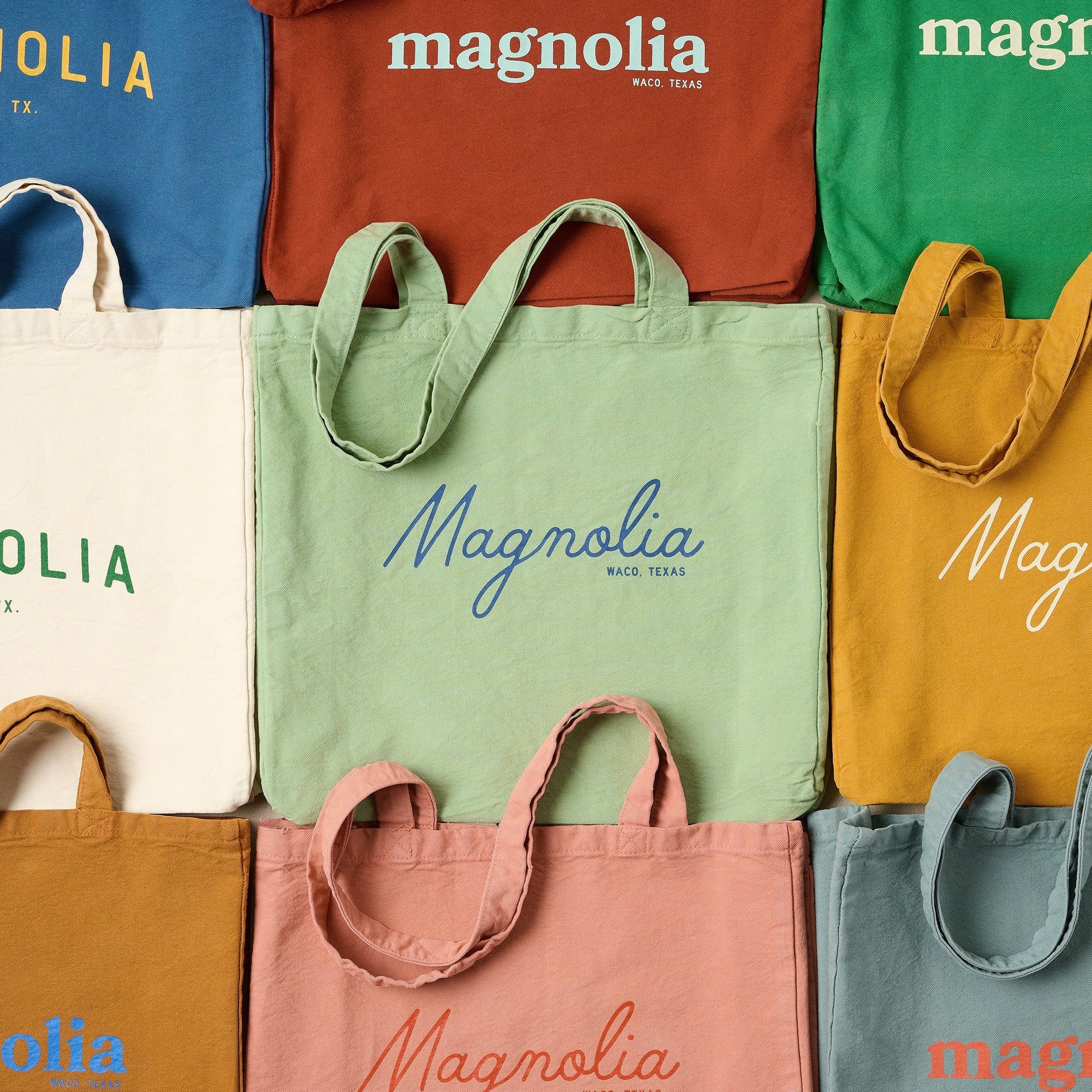 Magnolia Gold Script Tote